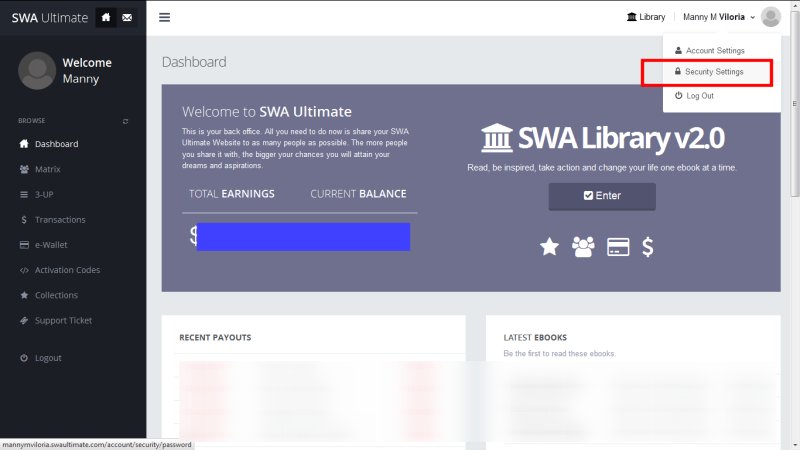 SWA Ultimate Security PIN Codes